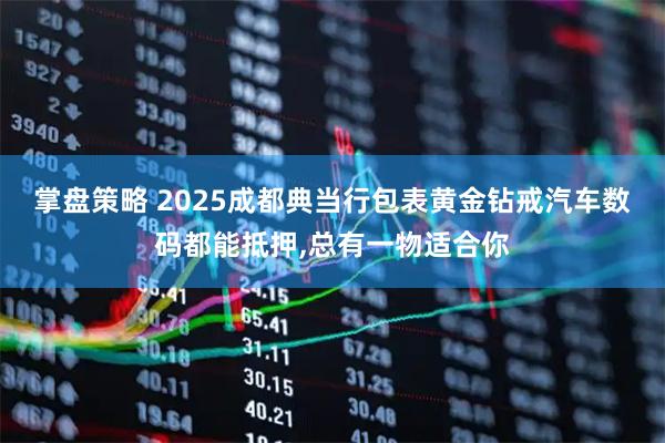 掌盘策略 2025成都典当行包表黄金钻戒汽车数码都能抵押,总有一物适合你